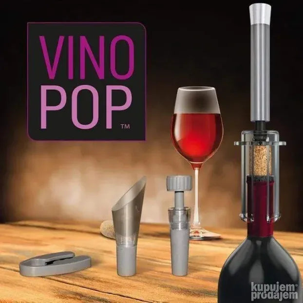 Otvarač za vino na vazduh sa iglom i štitnikom