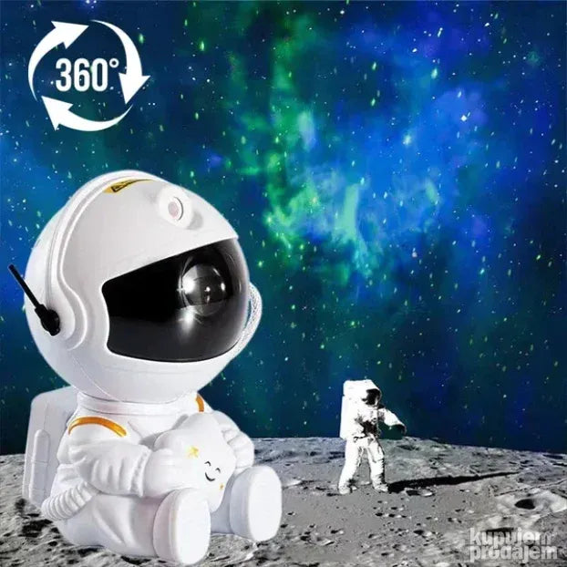 Projektor zvezdanog neba astronaut sa daljinskim