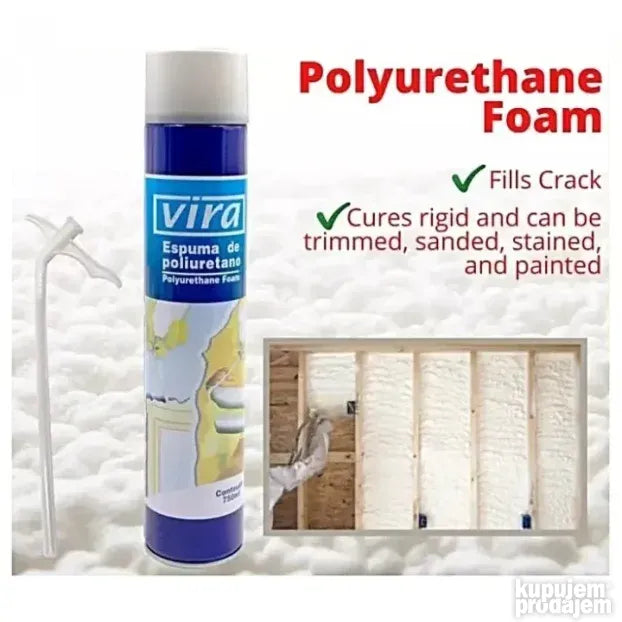 Poliuretanska pur pena 750 ml za pištolj