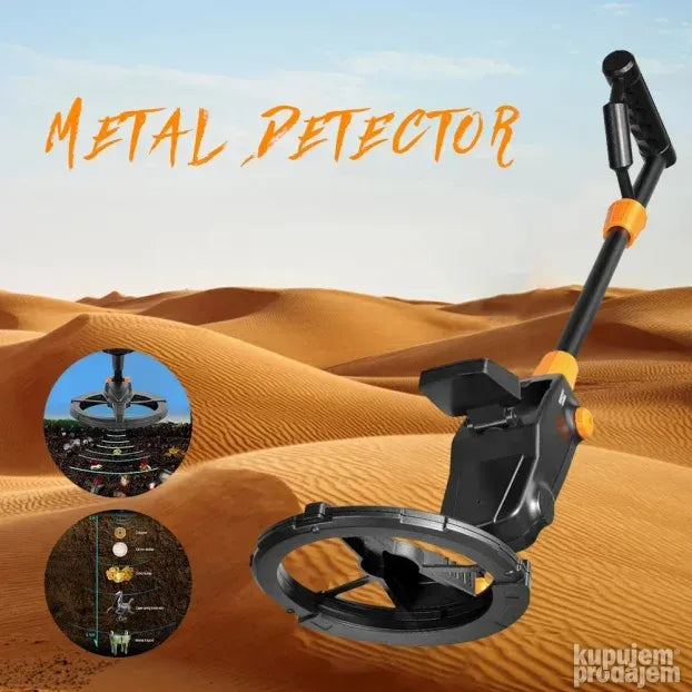 Detektor metala MD1008A sa LCD ekranom i podesivom drškom
