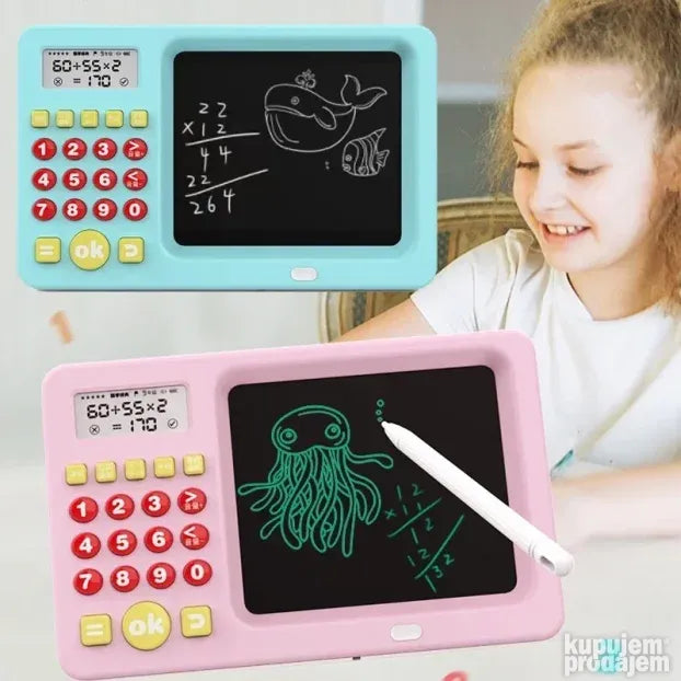Dečiji LCD tablet za crtanje i računanje 2u1