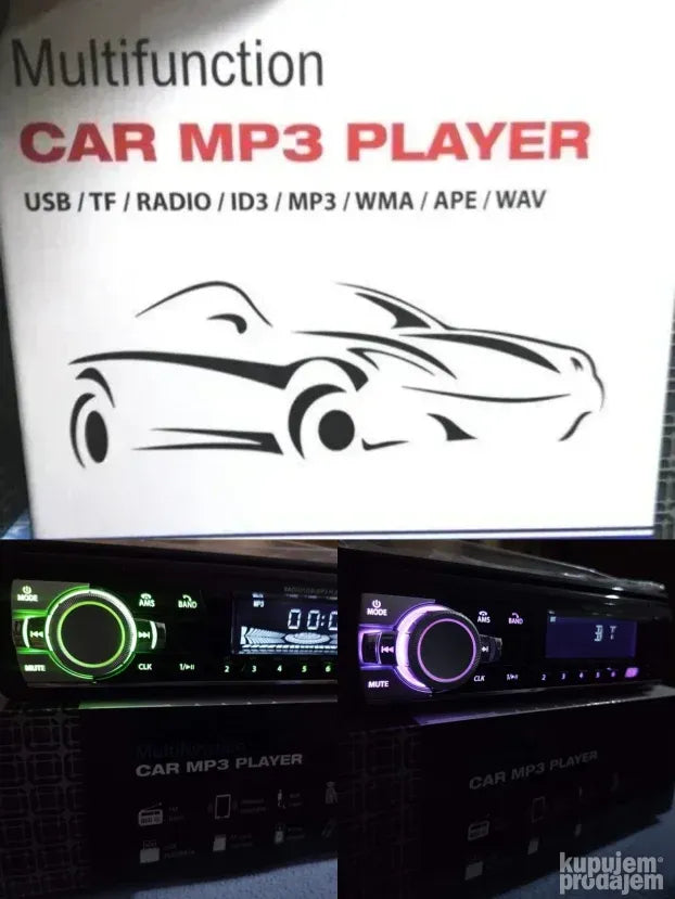 Auto radio 1 DIN sa Bluetoothom, USB i SD ulazom