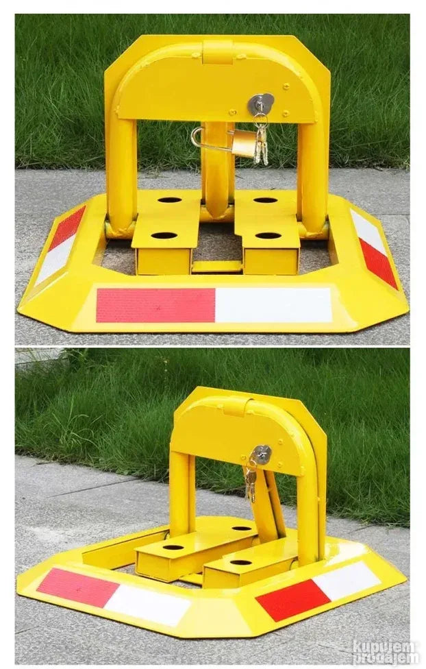 Mehanička parking barijera sa tri ključa
