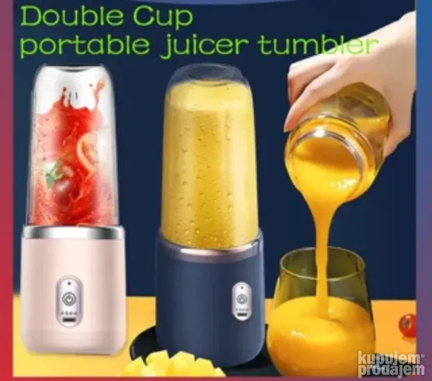 Prenosivi USB blender u obliku flaše, 400 ml