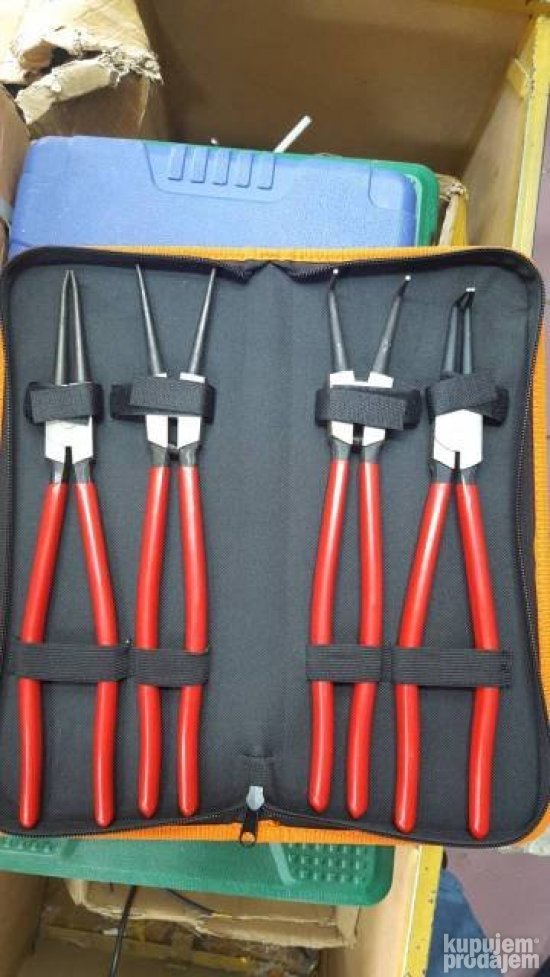 Seger klešta set od 4 komada sa torbicom