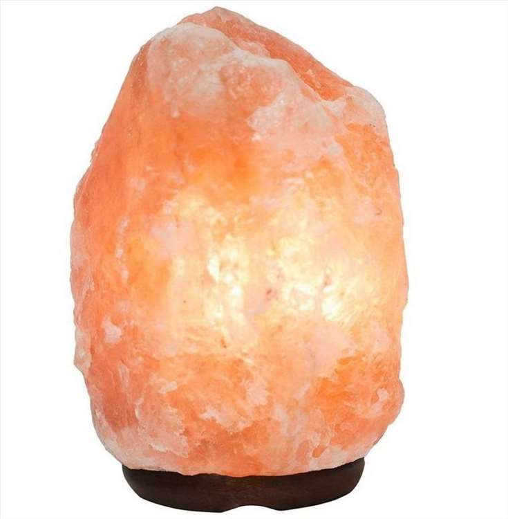 Lampa od himalajske soli — topla ambijentalna svetlost - slika 1