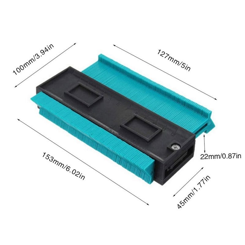 Šablon za laminat 153 x 100 mm — sa steznom polugom - slika 3