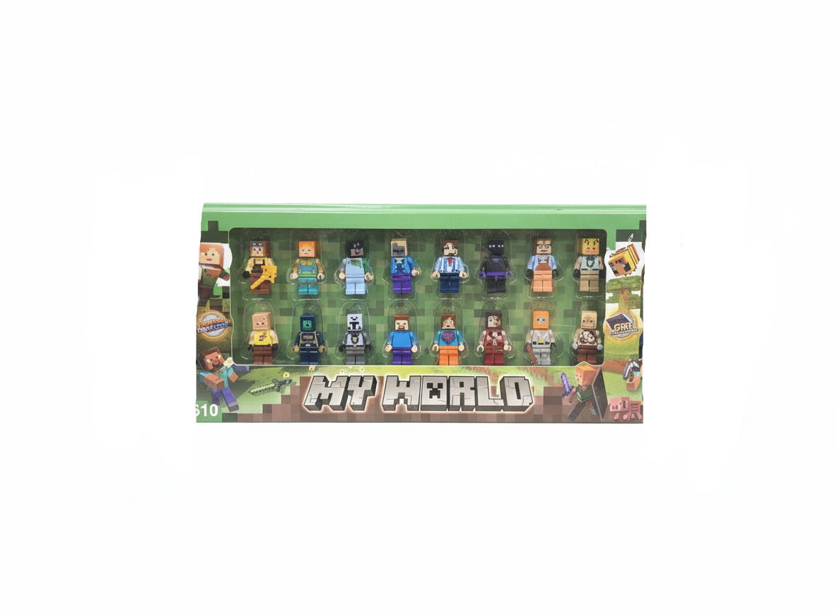 Set Figurica MY WORLD 24 komada - Blok Igracke za Decu