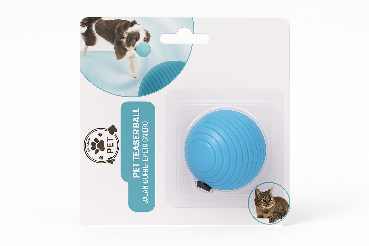 Interaktivna Loptica za Kucne Ljubimce - Pet Teaser Ball sa USB Punjenjem