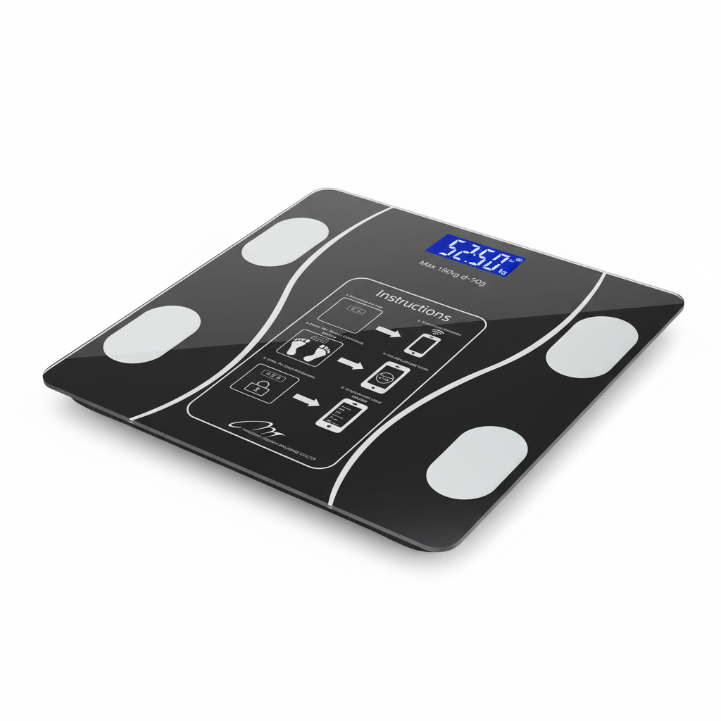 Bluetooth vaga sa analizom tela – 13 parametara, do 180 kg – slika 2