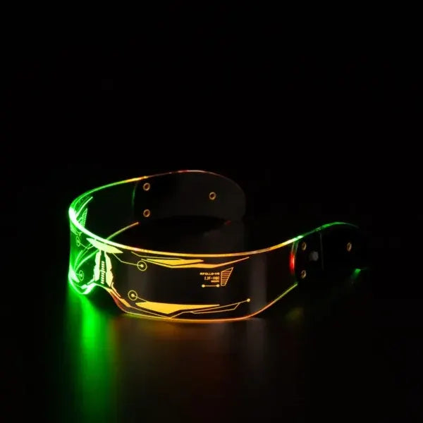 Svetleće LED naočare za žurke i maskenbal – slika 8