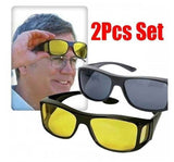Naočare sa žutim i tamnim polarizovanim staklima