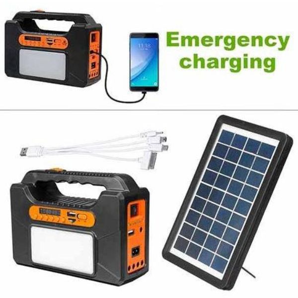 Mini solarni set sa 3 LED lampe, radiom i zvučnikom – slika 2