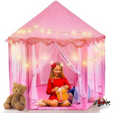 Šator zamak za princeze 140x135 cm sa lampicama i torbom