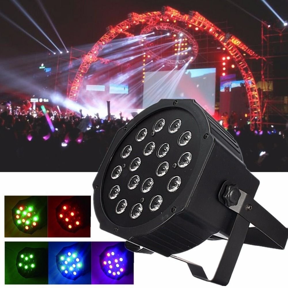 RGB LED par reflektor 18 W sa strob efektom