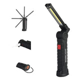 Radna LED lampa sa magnetom i kukom, 14 cm sklopljena
