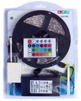 LED RGB traka 5 m sa daljinskim, kontrolerom i napajanjem