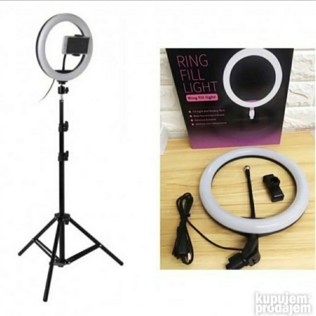 Ring lampa 30 cm sa postoljem za sto