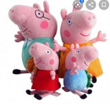 Plišane figure porodice visine oko 20 cm