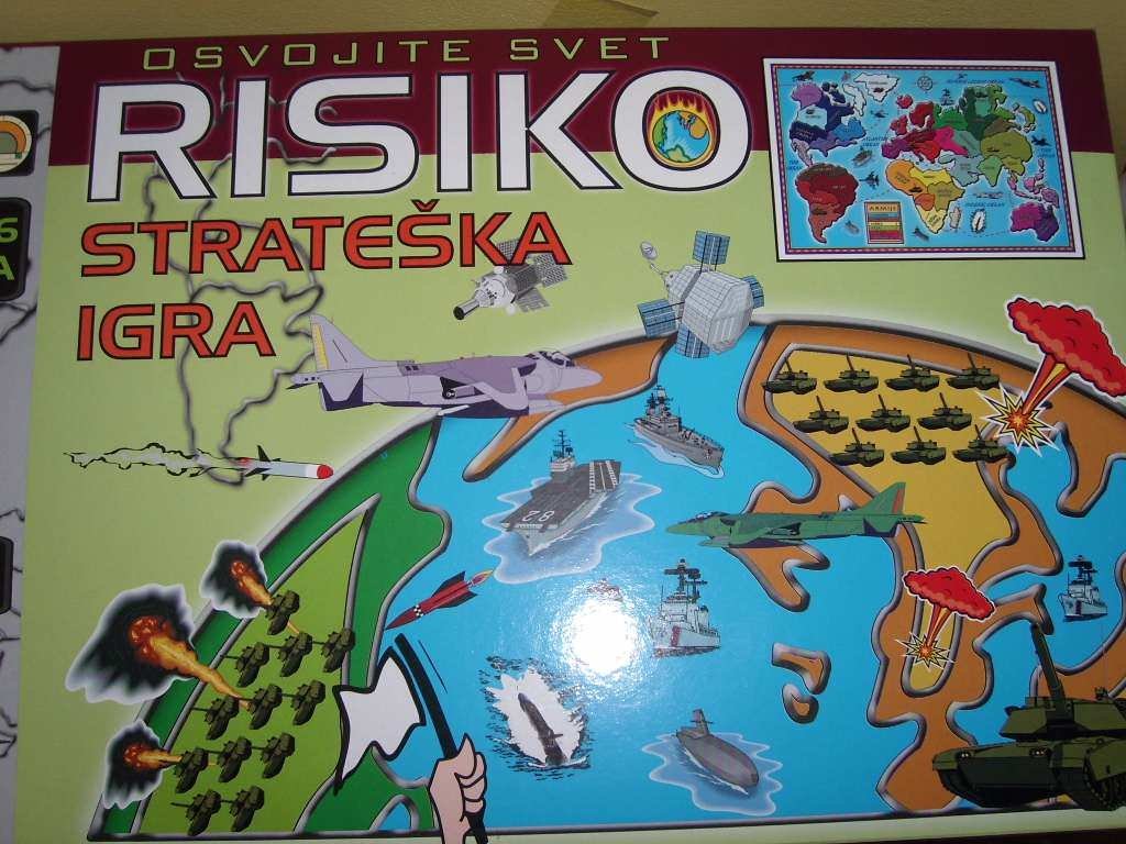 Risiko-riziko drustvena igra--Riziko