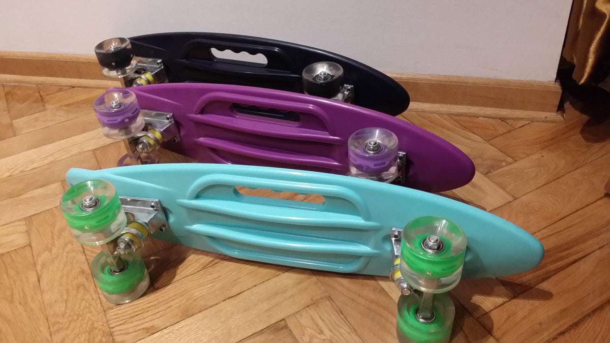 Penny board skejt 58 cm sa svetlećim točkovima, do 60 kg