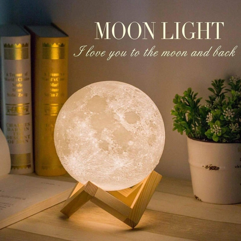 Lampa mesec prečnika 18 cm za dekoraciju