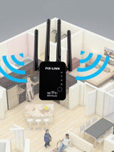 WiFi pojačivač signala sa 4 antene 300 Mbps i režimom rutera