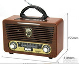 Retro radio M-115BT sa baterijom 1200 mAh i daljinskim