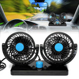 Dupli ventilator 24 V za kamion i kombi, 6,5 W