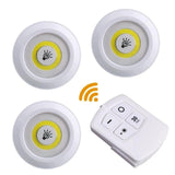 Set od 3 zidne LED lampe 90 x 90 mm sa daljinskim