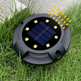 Solarne disk lampe sa 8 dioda i bočnim svetlom – 4 komada
