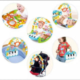 Muzička ležaljka za bebe 50x36,5 cm sa klavirom