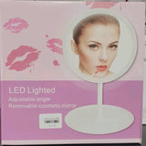 LED ogledalo za šminkanje sa pregradom za nakit