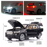 Metalni BMW X5 crni, razmera 1:32, do 15 cm