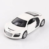 Metalni autić Audi R8, razmera 1:32, dužina 15 cm