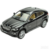 Metalni autić BMW X6 crni, razmera 1:32, dužina 15 cm