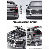 Metalni autić Audi Q8 plavi, razmera 1:24, do 20 cm
