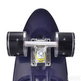 Pennyboard crni 60 cm sa svetlećim gumenim točkovima
