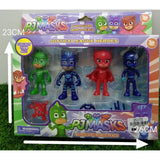 PJ Masks set, četiri figure sa opremom, do 10 cm