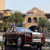 Die-cast Rolls-Royce Phantom bordo, razmera 1:24, 22 cm