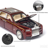 Die-cast Rolls-Royce Phantom bordo, razmera 1:24, 22 cm