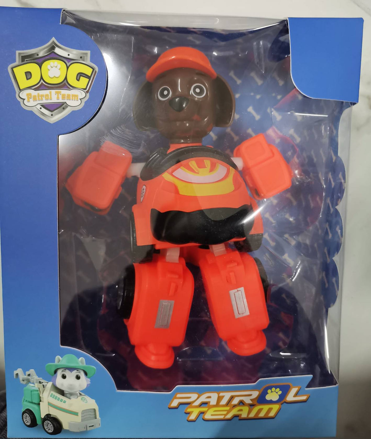 Patrolne šape Zuma, transformers figura do 15 cm