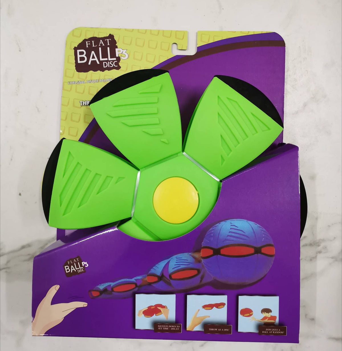 Phlat Ball zeleni, frizbi i lopta dva u jedan