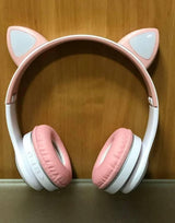 Bluetooth slušalice sa mačjim ušima i LED svetlom
