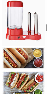 Aparat za hot dog za 8 kobasica sa 2 ražnjića