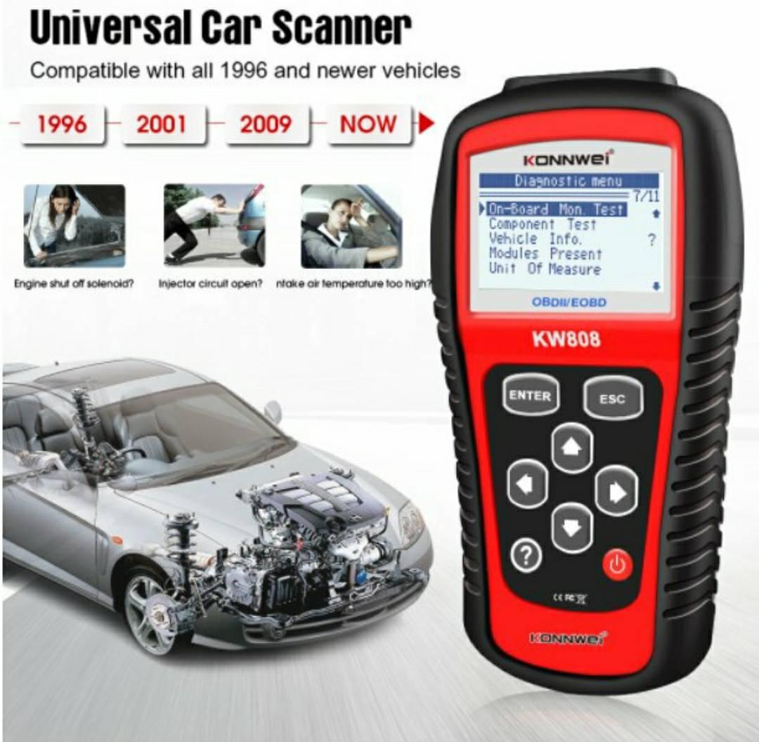 Dijagnostički skener KW808 za OBD2 vozila