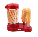 Mašina za hot dog 450 W sa 2 ražnjića i posudom za paru