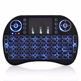 Bežična mini tastatura sa funkcijom miša i RGB svetlom
