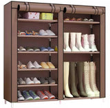Platneni cipelarnik dupli 118x30x120 cm bez alata