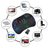 Bežična mini tastatura sa tačpedom i RGB osvetljenjem